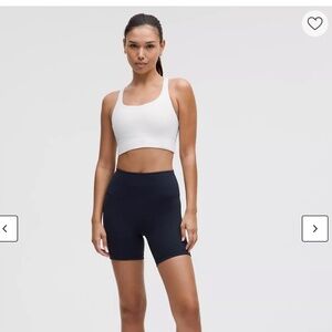 lululemon Energy Longline Bra *Medium Support, B–D Cups, White